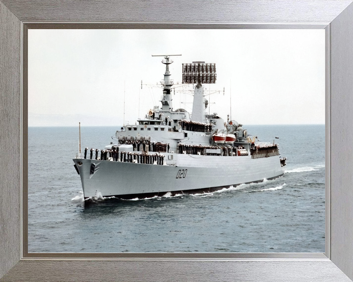 HMS Fife (D20) Royal Navy County Class Destroyer Cheering Ship Photo Print Wall Art Decor - Posters, Prints, & Visual Artwork - by Hampshire Prints (image 7 of 9)