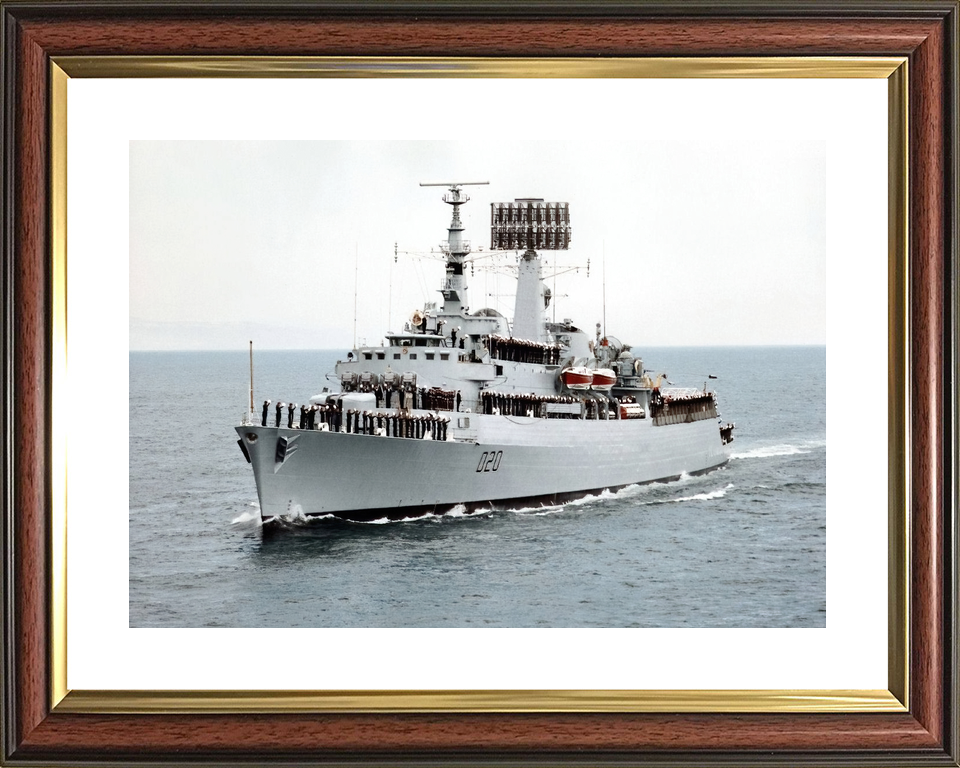 HMS Fife (D20) Royal Navy County Class Destroyer Cheering Ship Photo Print Wall Art Decor - Posters, Prints, & Visual Artwork - by Hampshire Prints (image 8 of 9)