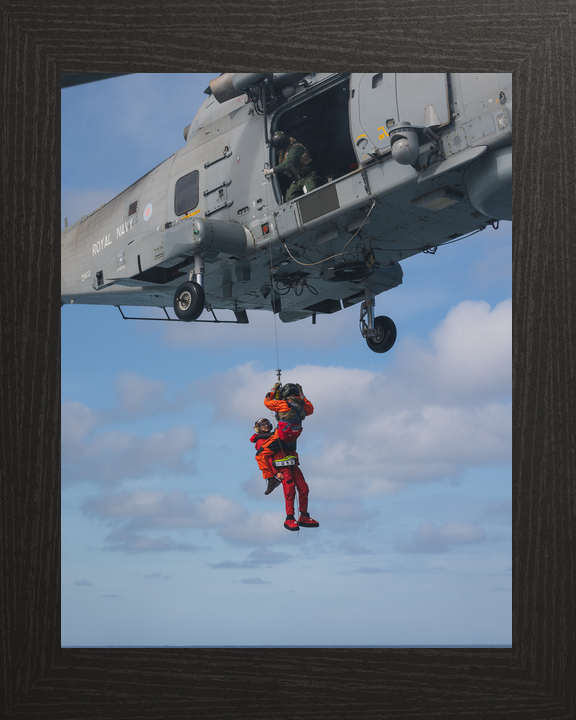 Royal Navy Merlin Helicopter Winchman May 2026 Photo Print - Posters, Prints, & Visual Artwork - by Hampshire Prints (image 3 of 9)