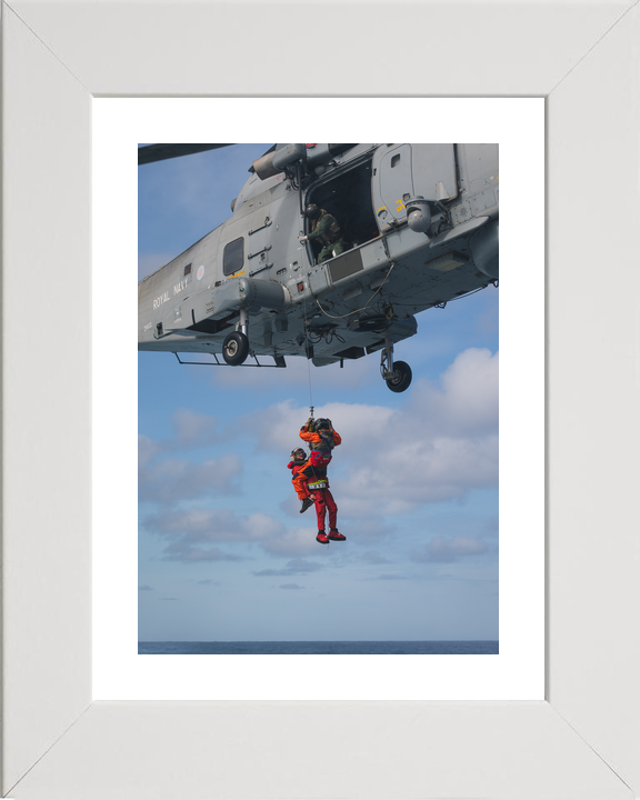 Royal Navy Merlin Helicopter Winchman May 2026 Photo Print - Posters, Prints, & Visual Artwork - by Hampshire Prints (image 4 of 9)