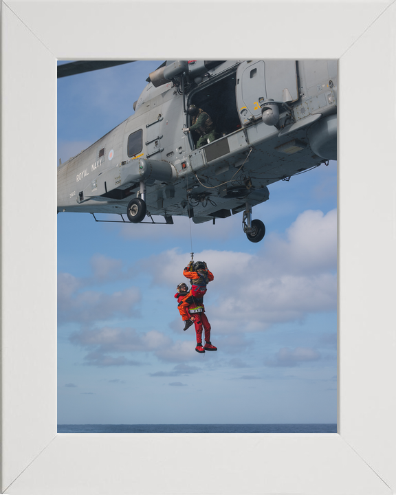 Royal Navy Merlin Helicopter Winchman May 2026 Photo Print - Posters, Prints, & Visual Artwork - by Hampshire Prints (image 5 of 9)