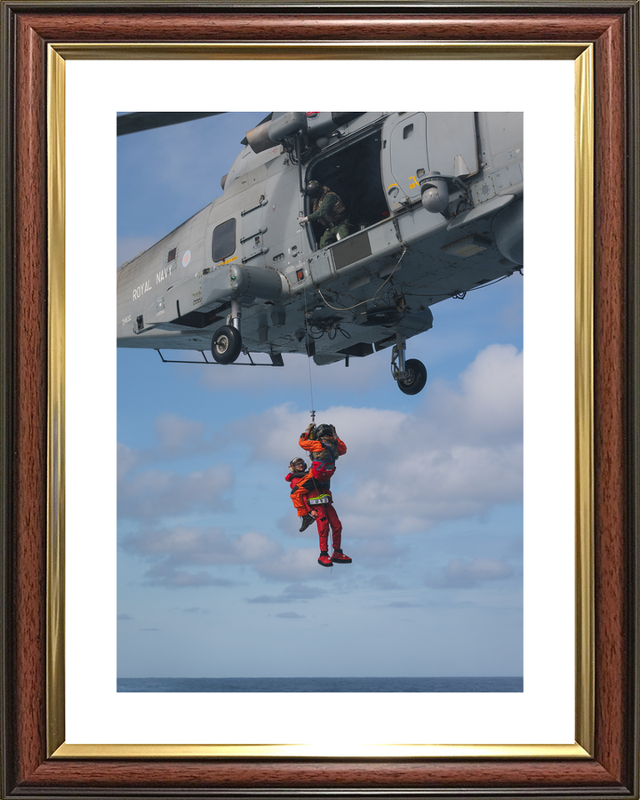Royal Navy Merlin Helicopter Winchman May 2026 Photo Print - Posters, Prints, & Visual Artwork - by Hampshire Prints (image 8 of 9)
