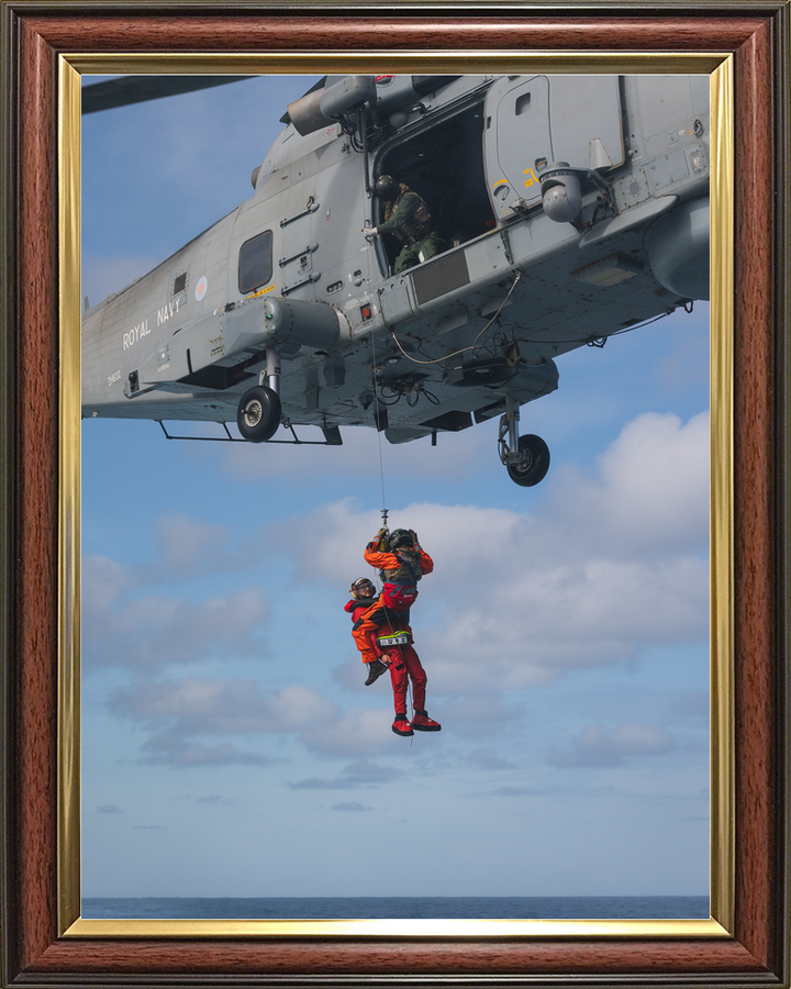 Royal Navy Merlin Helicopter Winchman May 2026 Photo Print - Posters, Prints, & Visual Artwork - by Hampshire Prints (image 9 of 9)