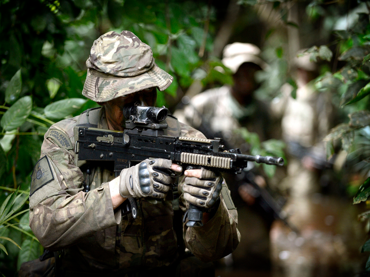 Royal Marines Commando Jungle Warfare Photo Print - 45 Commando Posters, Prints, & Visual Artwork Hampshire Prints 6 x 4 No Frame No