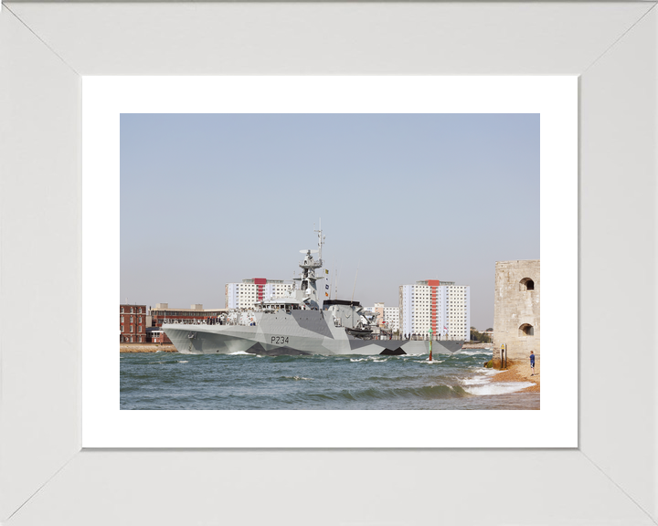 HMS Spey P234 River Class Patrol Vessel September 2021 Portsmouth Photo Print - Posters, Prints, & Visual Artwork - by Hampshire Prints (image 4 of 9)
