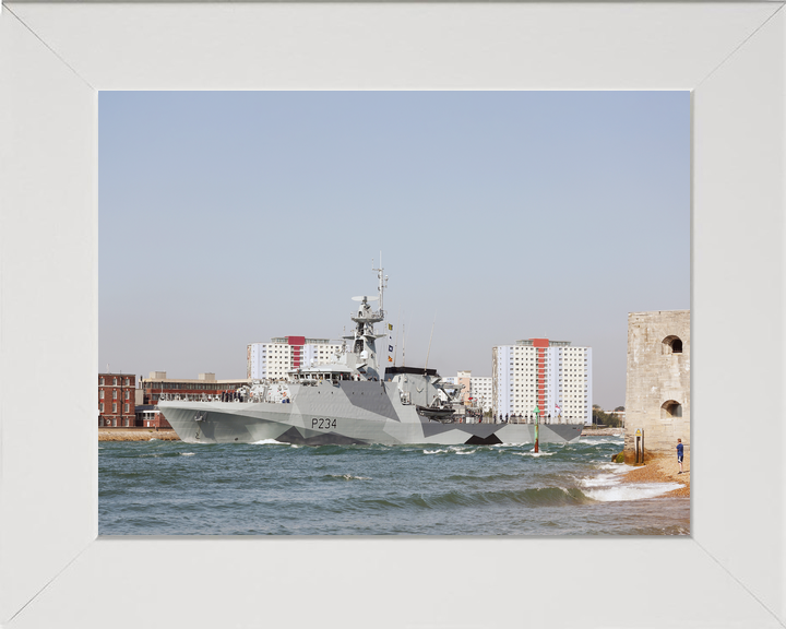 HMS Spey P234 River Class Patrol Vessel September 2021 Portsmouth Photo Print - Posters, Prints, & Visual Artwork - by Hampshire Prints (image 5 of 9)