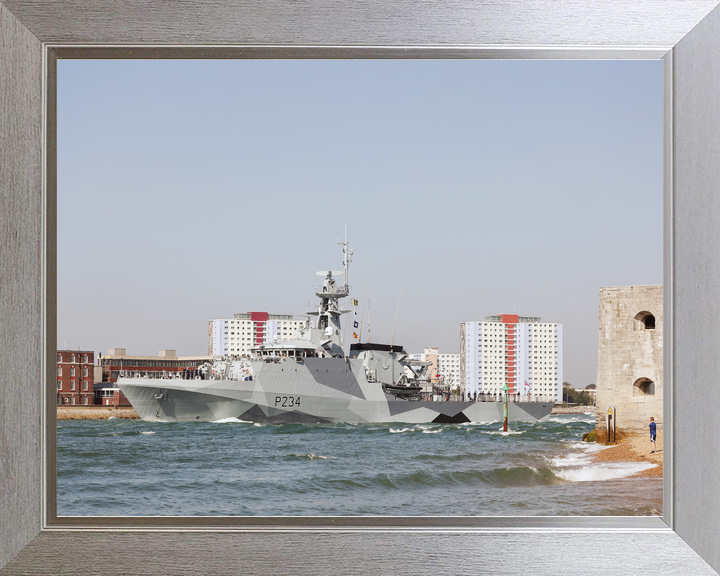 HMS Spey P234 River Class Patrol Vessel September 2021 Portsmouth Photo Print - Posters, Prints, & Visual Artwork - by Hampshire Prints (image 7 of 9)