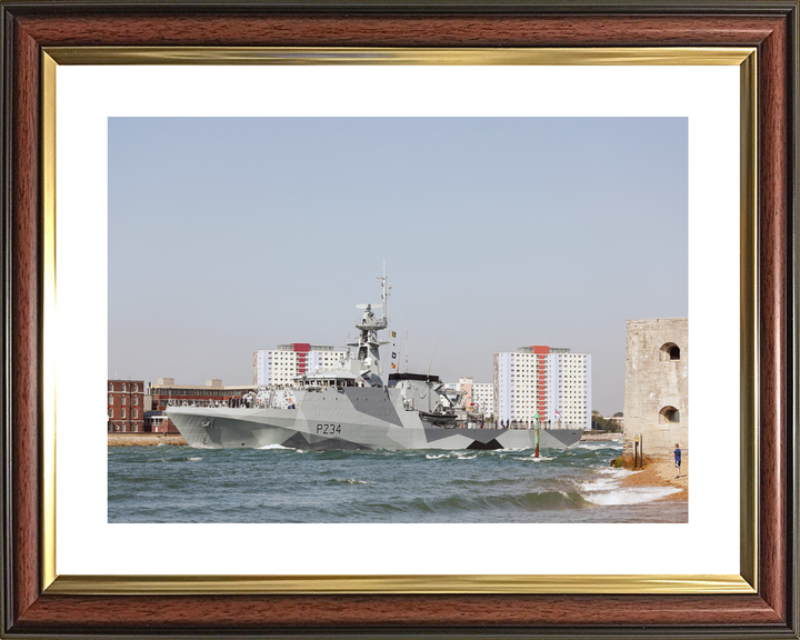 HMS Spey P234 River Class Patrol Vessel September 2021 Portsmouth Photo Print - Posters, Prints, & Visual Artwork - by Hampshire Prints (image 8 of 9)