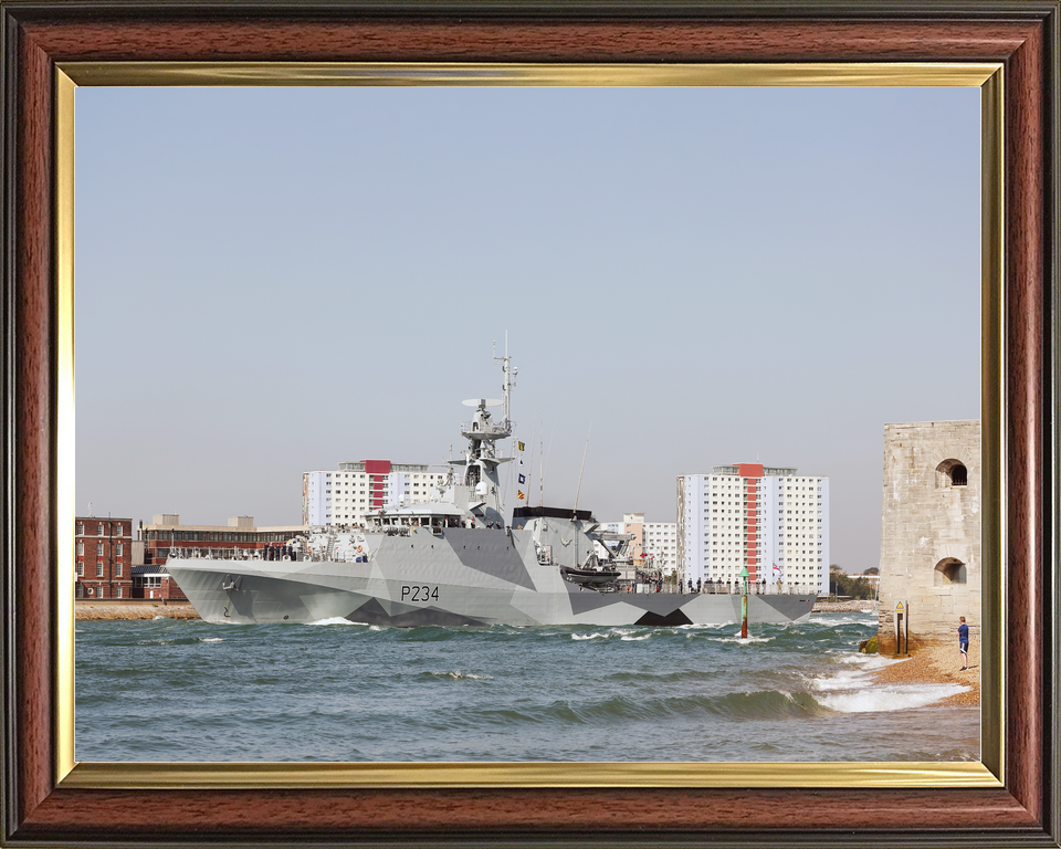 HMS Spey P234 River Class Patrol Vessel September 2021 Portsmouth Photo Print - Posters, Prints, & Visual Artwork - by Hampshire Prints (image 9 of 9)