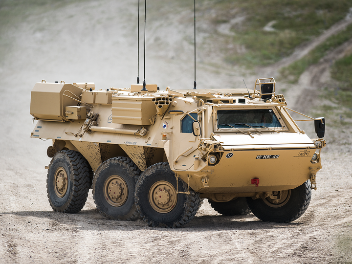 FUCHS reconnaissance vehicle at speed 2016 British Army Vehicle Photo Print Wall Art Military Decor UK Posters, Prints, & Visual Artwork Hampshire Prints 6 x 4 No Frame No