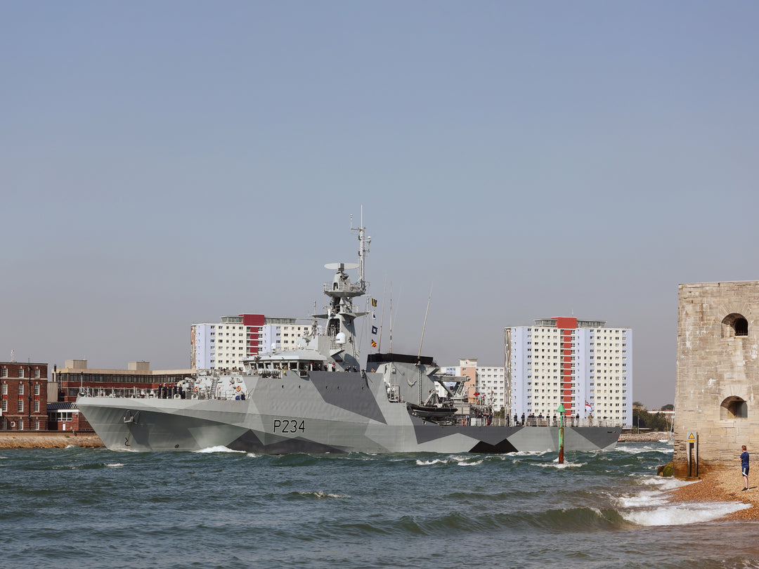 HMS Spey (P234) Photo Print - Portsmouth - Royal Navy River Class Patrol Vessel Hampshire Prints 6 x 4 No Frame No