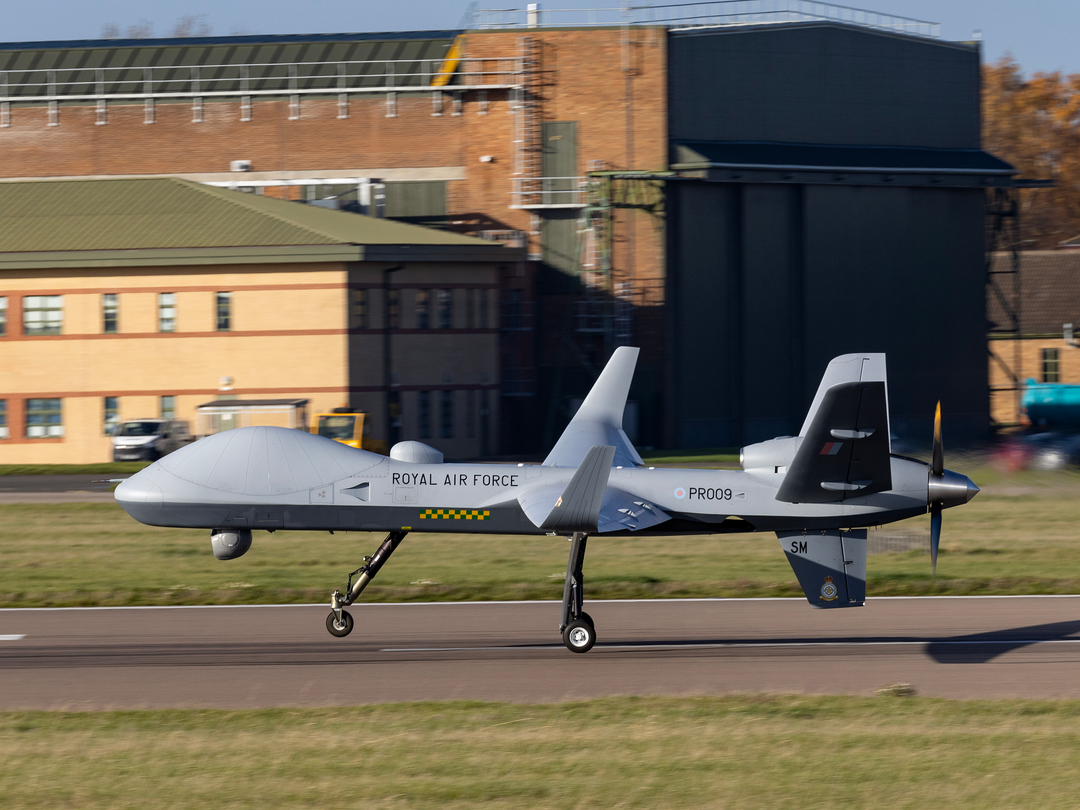 RAF Protector RG Mk1 Drone Taking off Photo Print Royal Air Force Aircraft Wall Art Aviation Decor Posters, Prints, & Visual Artwork Hampshire Prints 6 x 4 No Frame No
