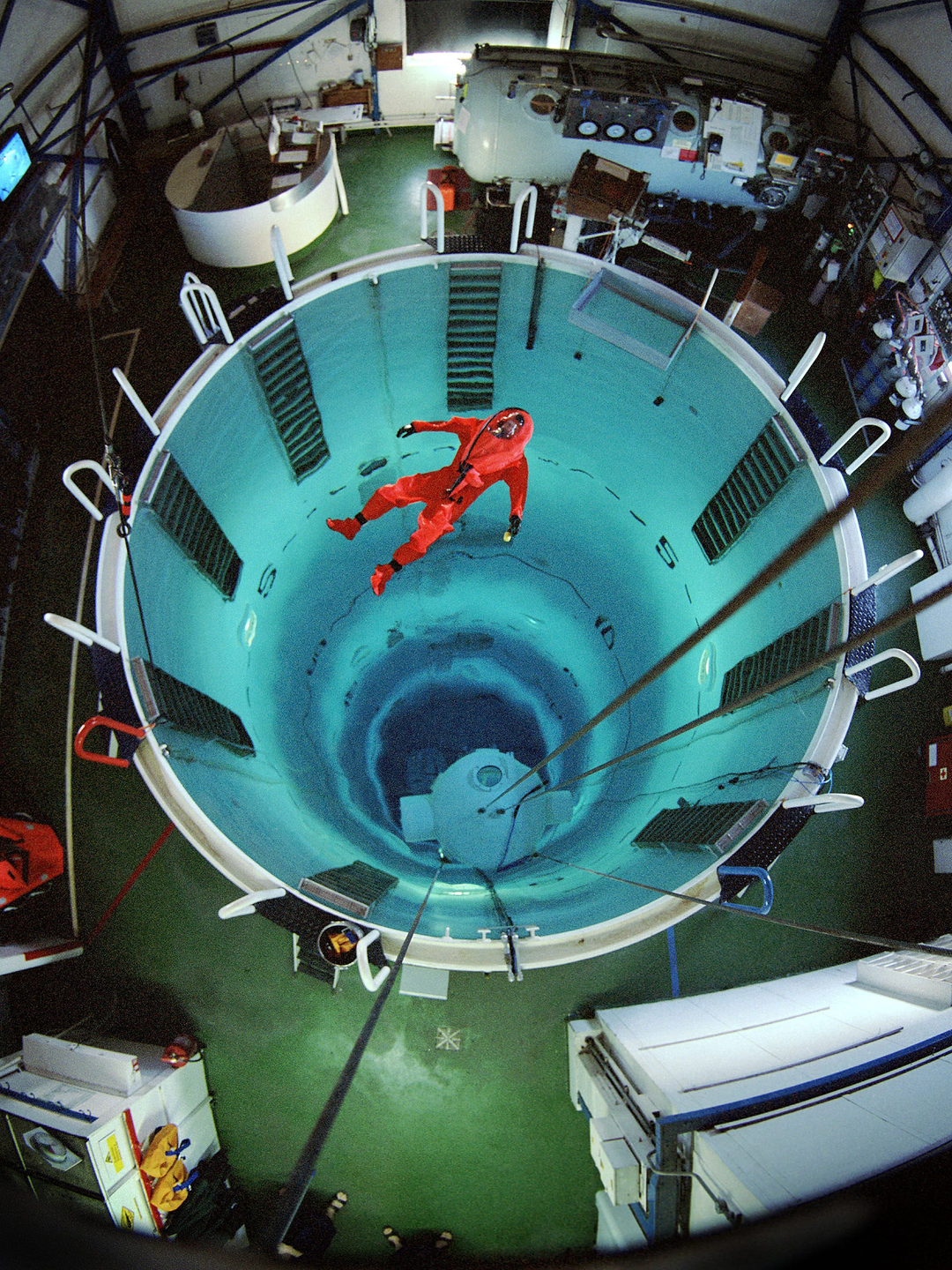 Royal Navy Submarine Escape Training Tank Gosport 2004