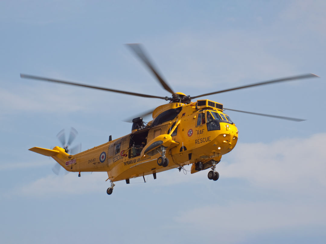 RAF Search and Rescue (SAR) Sea King Helicopter Sept 2011 Photo Print - Royal Air Force Aircraft Posters, Prints, & Visual Artwork Hampshire Prints 6 x 4 No Frame No