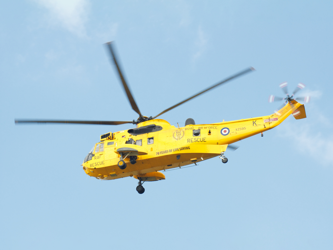 RAF Search and Rescue (SAR) Sea King SH-3 Helicopter Photo Print - Royal Air Force Aircraft Posters, Prints, & Visual Artwork Hampshire Prints 6 x 4 No Frame No