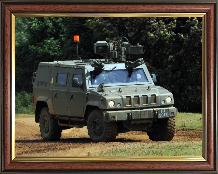 Panther armoured command vehicle Photo Print - British Army Hampshire Prints 10 x 8 Classic Frame No