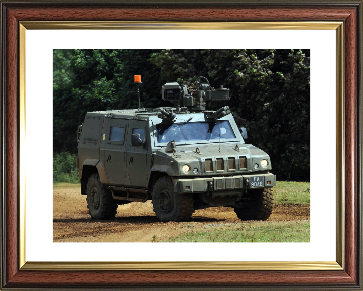 Panther armoured command vehicle Photo Print - British Army Hampshire Prints 10 x 8 Classic Frame Yes