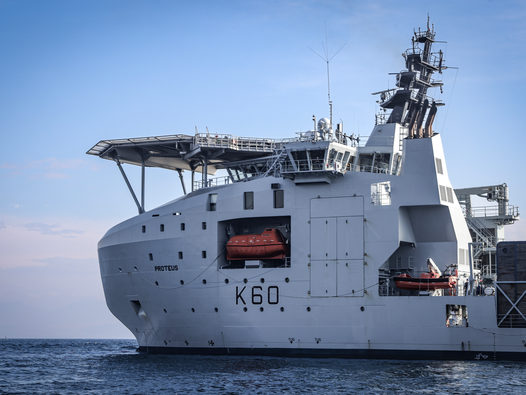 RFA Proteus (K60) Photo Print - Closeup - Royal Fleet Auxiliary Ocean Surveillance Ship Hampshire Prints 6 x 4 No Frame No