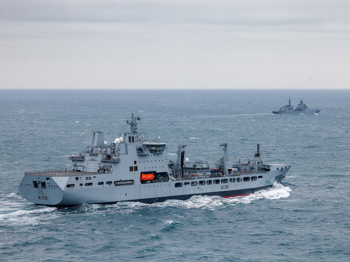 Rn Rfa Ships RFA Tideforce (A139) Photo Print - At Sea 2025 - Royal Fleet Auxiliary ...
