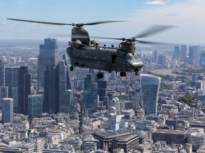 RAF Chinook Helicopter London Flyover June 2026 Photo Print - Posters, Prints, & Visual Artwork - by Hampshire Prints (image 1 of 9)
