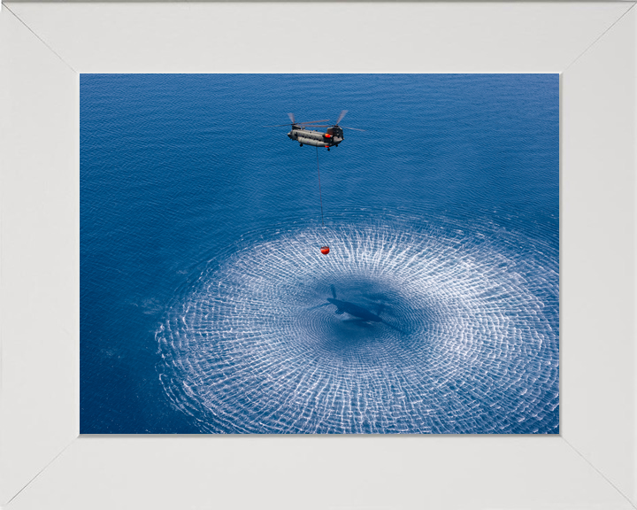 RAF Chinook Helicopter Filling a Firefighting Bucket 2026 Photo Print - Posters, Prints, & Visual Artwork - by Hampshire Prints (image 5 of 9)