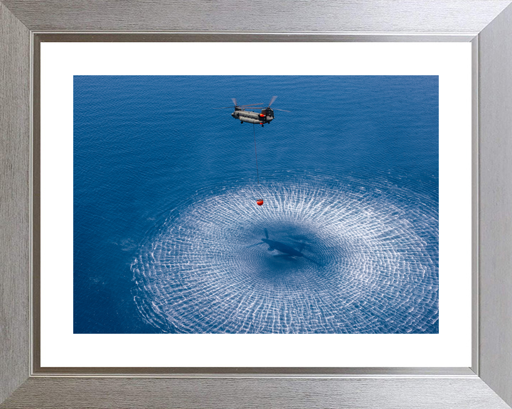 RAF Chinook Helicopter Filling a Firefighting Bucket 2026 Photo Print - Posters, Prints, & Visual Artwork - by Hampshire Prints (image 6 of 9)