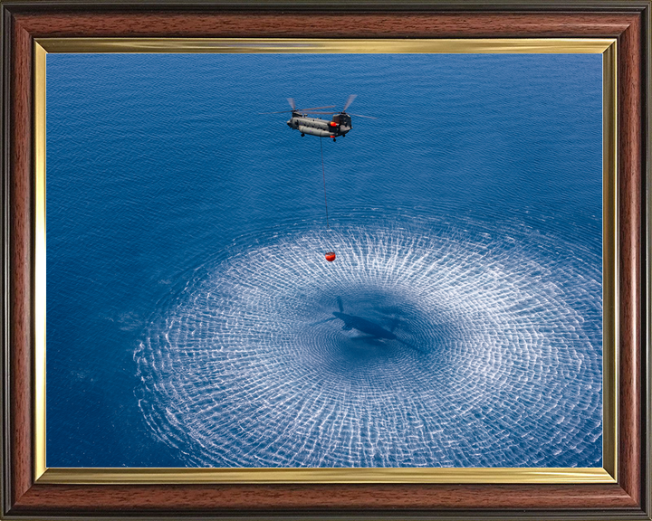 RAF Chinook Helicopter Filling a Firefighting Bucket 2026 Photo Print - Posters, Prints, & Visual Artwork - by Hampshire Prints (image 9 of 9)