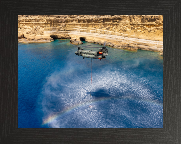 RAF Chinook Helicopter with Firefighting Bucket 2026 Photo Print - Posters, Prints, & Visual Artwork - by Hampshire Prints (image 3 of 9)