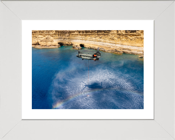 RAF Chinook Helicopter with Firefighting Bucket 2026 Photo Print - Posters, Prints, & Visual Artwork - by Hampshire Prints (image 4 of 9)