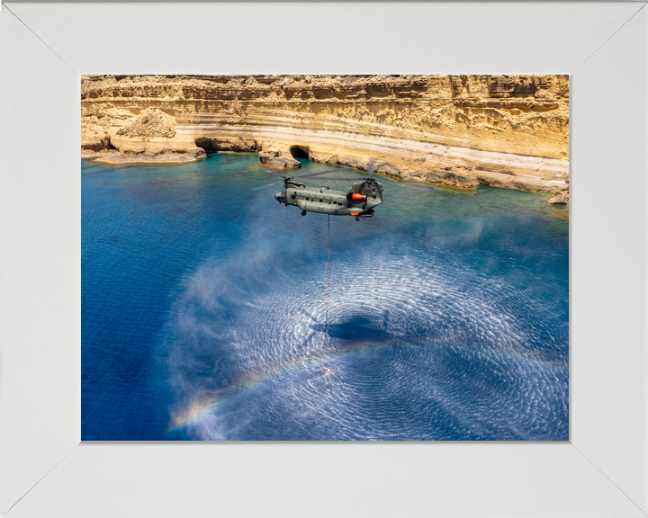 RAF Chinook Helicopter with Firefighting Bucket 2026 Photo Print - Posters, Prints, & Visual Artwork - by Hampshire Prints (image 5 of 9)
