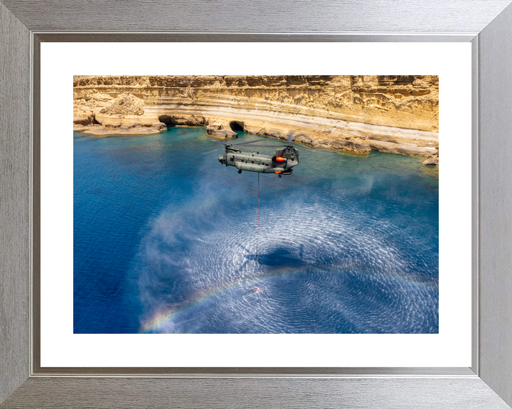 RAF Chinook Helicopter with Firefighting Bucket 2026 Photo Print - Posters, Prints, & Visual Artwork - by Hampshire Prints (image 6 of 9)