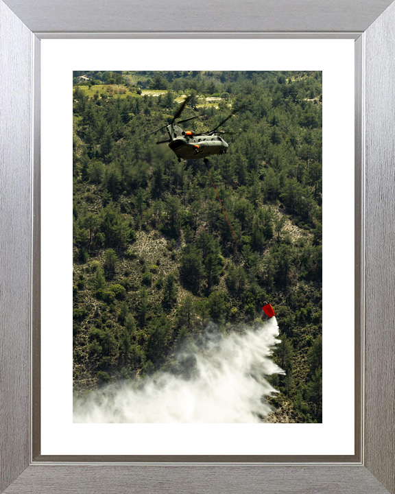RAF Chinook Helicopter Firefighting Cyprus 2026 Photo Print - Posters, Prints, & Visual Artwork - by Hampshire Prints (image 6 of 9)