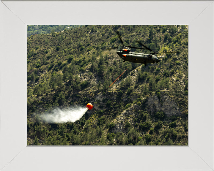 RAF Chinook Helicopter Firefighting Cyprus May 2026 Photo Print - Posters, Prints, & Visual Artwork - by Hampshire Prints (image 5 of 9)