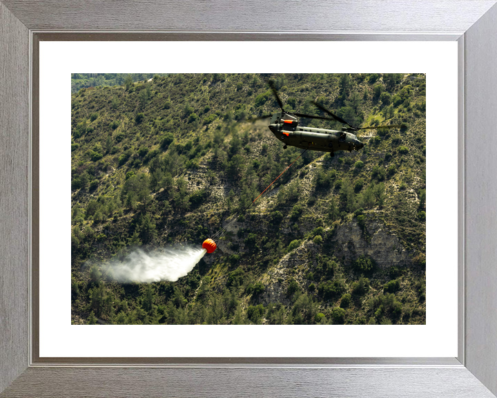RAF Chinook Helicopter Firefighting Cyprus May 2026 Photo Print - Posters, Prints, & Visual Artwork - by Hampshire Prints (image 6 of 9)