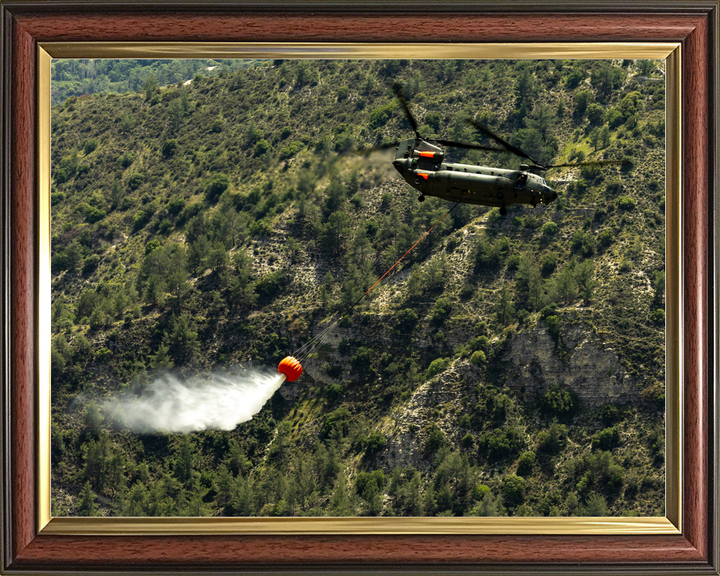 RAF Chinook Helicopter Firefighting Cyprus May 2026 Photo Print - Posters, Prints, & Visual Artwork - by Hampshire Prints (image 9 of 9)