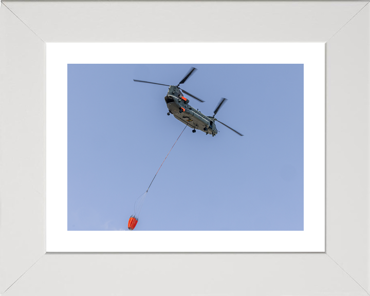 RAF Chinook Helicopter with Firefighting Bucket Cyprus 2026 Photo Print - Posters, Prints, & Visual Artwork - by Hampshire Prints (image 4 of 9)