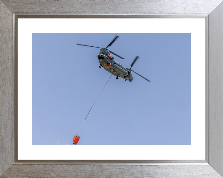 RAF Chinook Helicopter with Firefighting Bucket Cyprus 2026 Photo Print - Posters, Prints, & Visual Artwork - by Hampshire Prints (image 6 of 9)