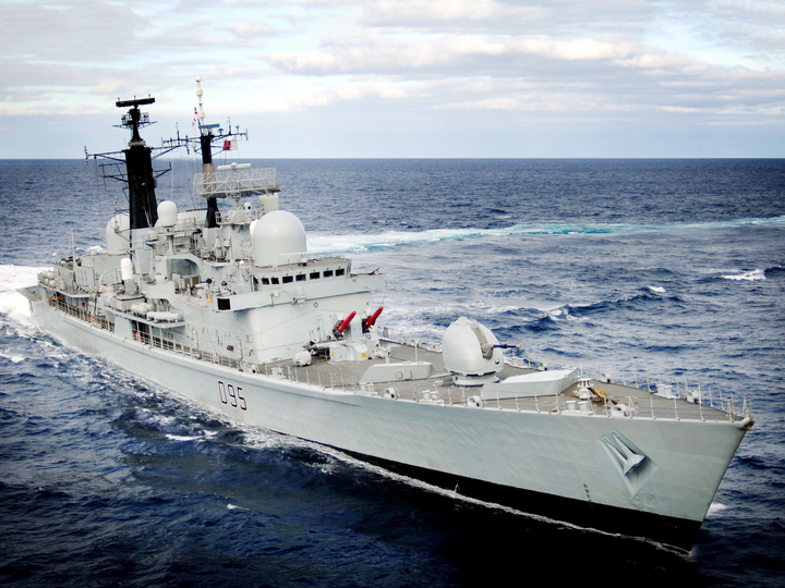 HMS Manchester D95 Type 42 Destroyer Turning to Port Photo Print - Posters, Prints, & Visual Artwork - by Hampshire Prints (image 1 of 9)