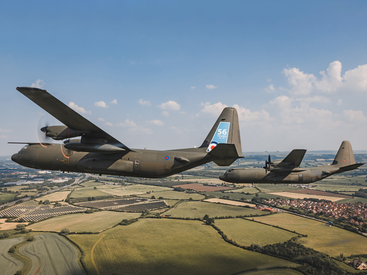 RAF Hercules C-130J Final Flypast Photo Print - Royal Air Force Aircraft Hampshire Prints 6 x 4 No Frame No