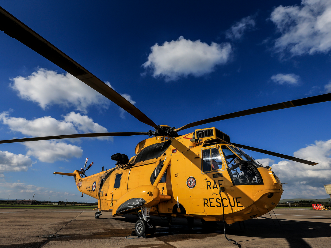 RAF Sea King Search and Rescue Chivenor October 2015