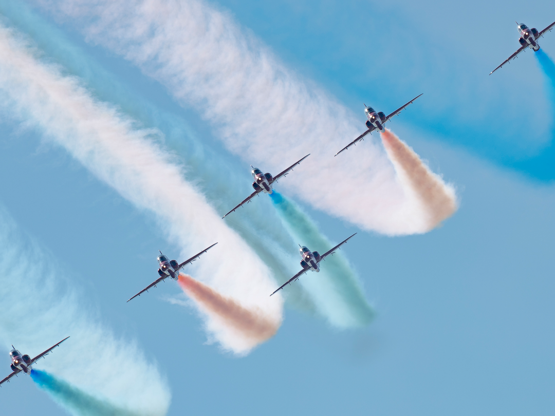 RAF Red Arrows in formation Photo Print - Royal Air Force Aircraft Hampshire Prints 6 x 4 No Frame No