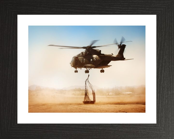RAF 78 Squadron Merlin HC3 Underslung Load California 2009
