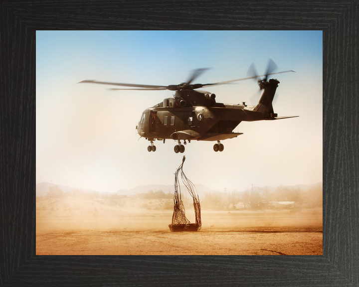 RAF 78 Squadron Merlin HC3 Underslung Load California 2009