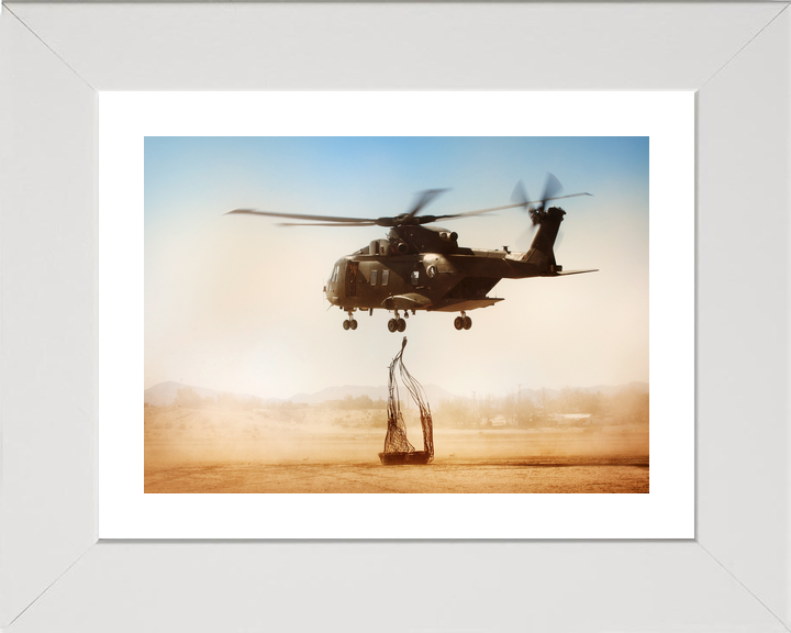 RAF 78 Squadron Merlin HC3 Underslung Load California 2009