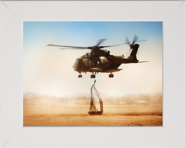 RAF 78 Squadron Merlin HC3 Underslung Load California 2009