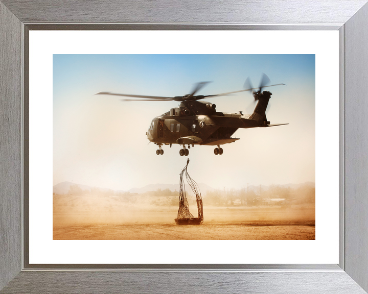 RAF 78 Squadron Merlin HC3 Underslung Load California 2009