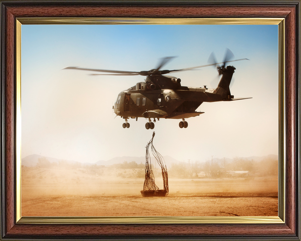 RAF 78 Squadron Merlin HC3 Underslung Load California 2009