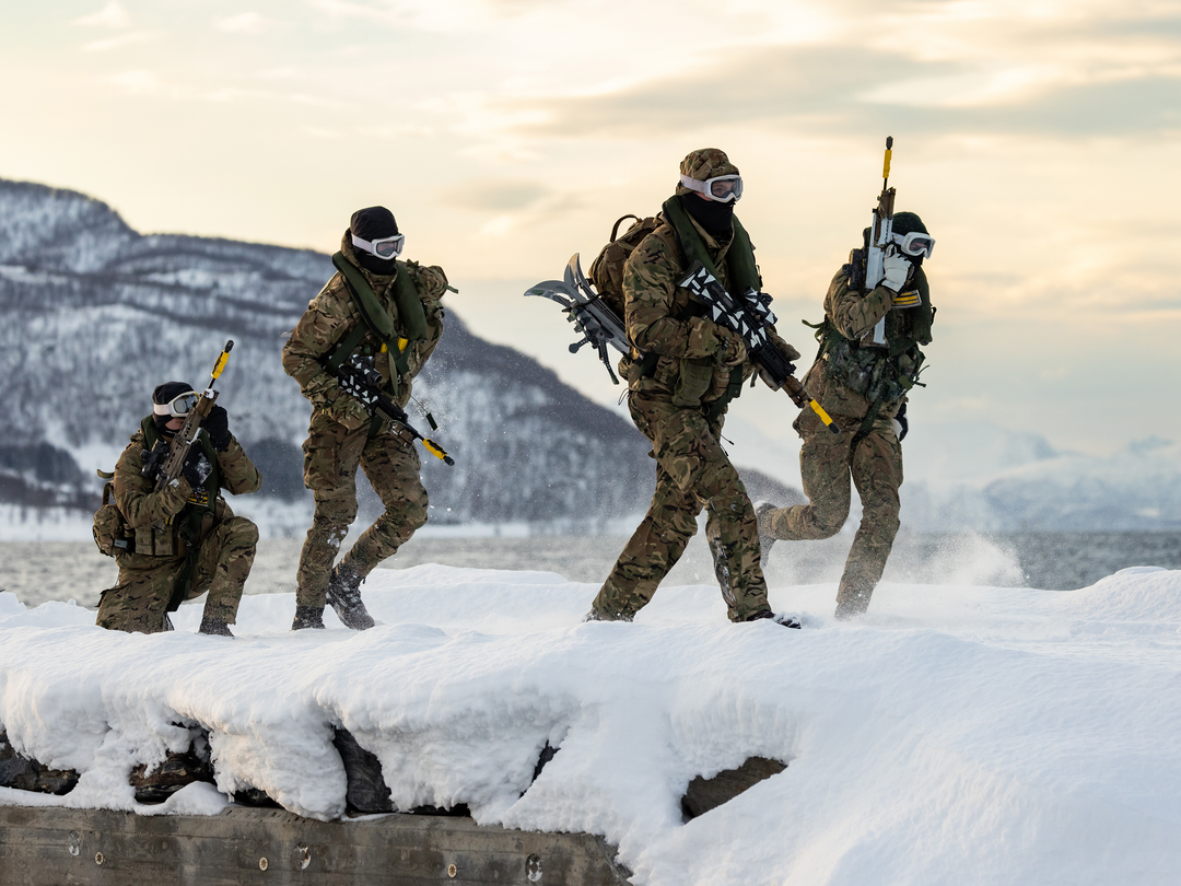 Royal Marines cold weather beach Landing | Photo Print | Framed Print | Military | 40 Commando | Wall Art | Decor | RM Hampshire Prints