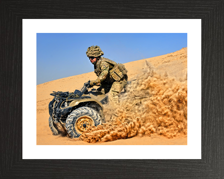 British Army Yamaha Grizzly 450 Quad Bike Afghanistan 2025