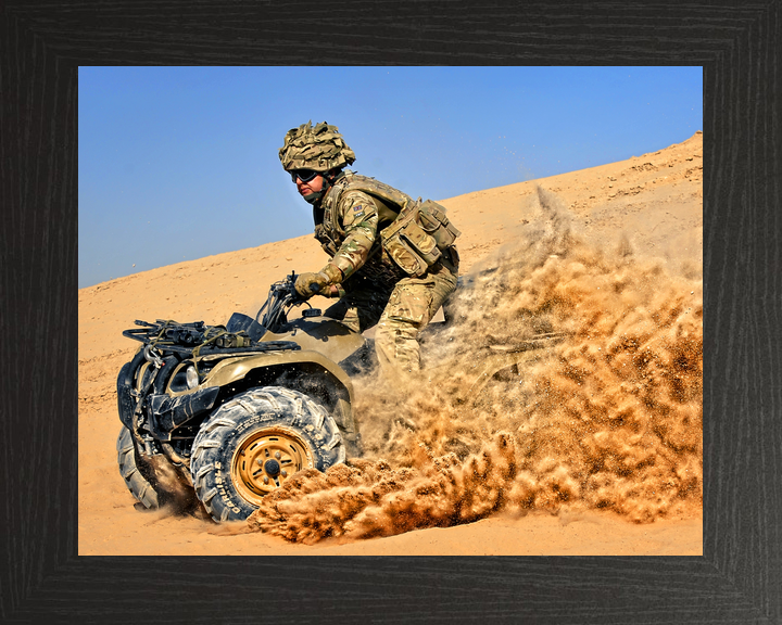 British Army Yamaha Grizzly 450 Quad Bike Afghanistan 2025